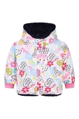 Doudoune réversible - Rose et bleu marine - Billieblush