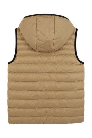 Doudoune réversible sans manches - Noir et marron - Boss