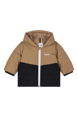 Doudoune à capuche - Beige - Boss