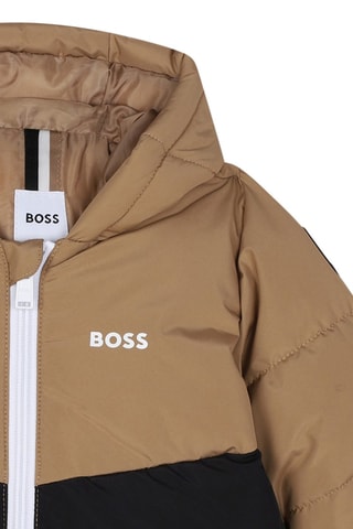 Doudoune à capuche - Beige - Boss