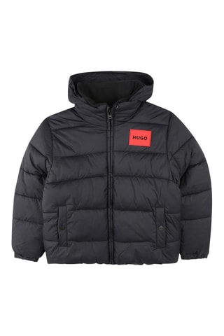 Doudoune à capuche - Noir - Hugo