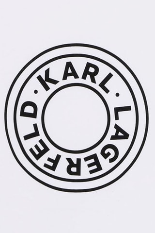 T-shirt en coton biologique - Blanc - Karl Lagerfeld 