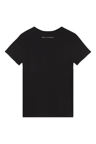T-shirt en coton biologique - Noir - Karl Lagerfeld