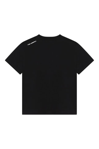 T-shirt en coton biologique - Noir - Karl Lagerfeld