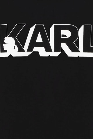 T-shirt en coton biologique - Noir - Karl Lagerfeld