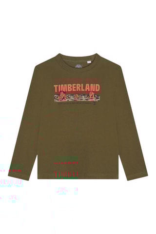 T-shirt en coton biologique - Kaki - Timberland