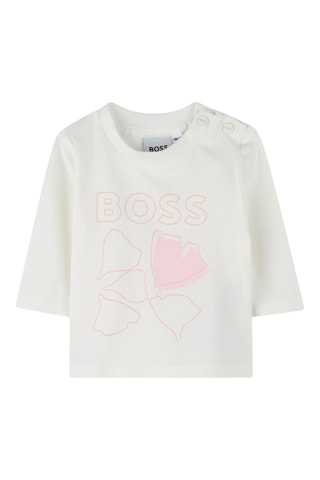 T-shirt en coton biologique - Blanc - Boss