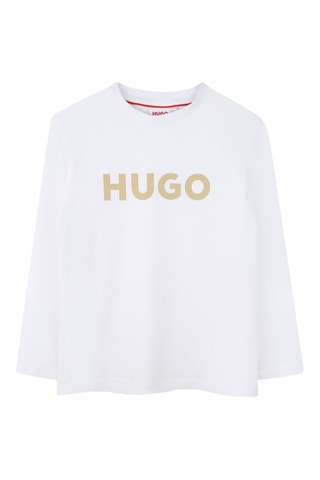 T-shirt en coton biologique - Blanc - Hugo