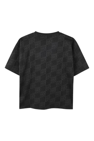 T-shirt en coton biologique - Noir - Hugo