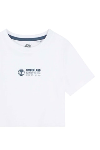 T-shirt en coton biologique - Blanc - Timberland