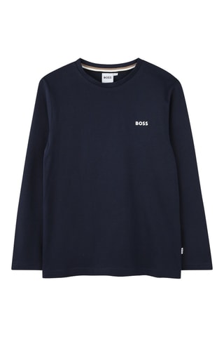 T-shirt regular - Bleu marine - Boss