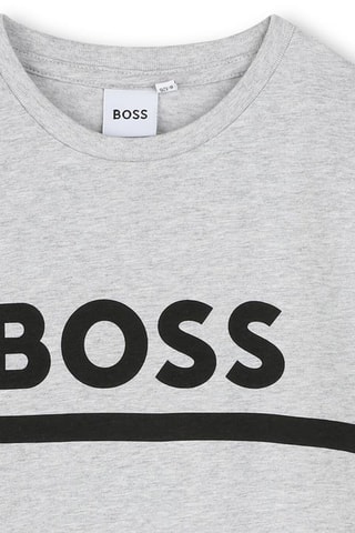 T-shirt - Gris clair chiné - Boss