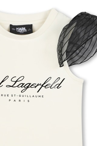 T-shirt - Ecru - Karl Lagerfeld