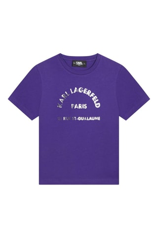 T-shirt - Violet - Karl Lagerfeld