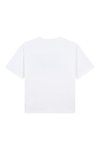 T-shirt oversize - Blanc et bleu marine - Hugo