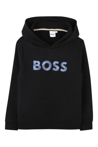Sweat à capuche - Noir - Boss
