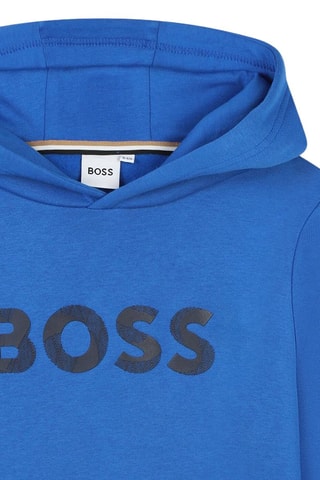 Sweat à capuche - Bleu cobalt - Boss