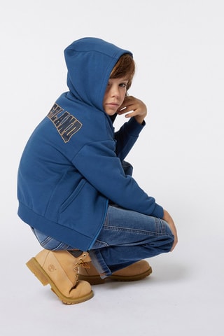 Sweat en coton biologique - Bleu cobalt - Timberland