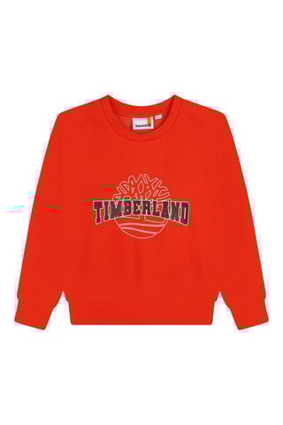 Sweat en coton biologique - Rouge - Timberland