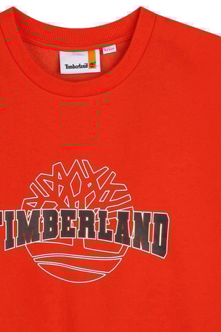 Sweat en coton biologique - Rouge - Timberland