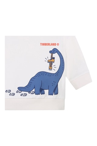 Sweat en coton biologique - Blanc - Timberland