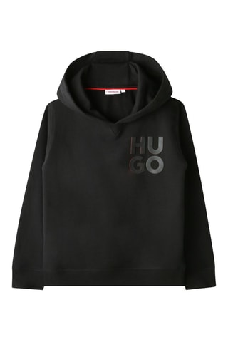 Sweat à capuche - Noir - Hugo