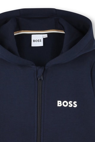 Sweat à capuche - Bleu marine - Boss