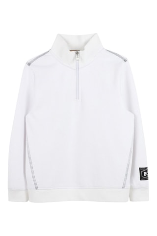 Sweat réversible - Blanc - Boss