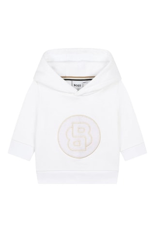 Sweat à capuche - Blanc - Boss