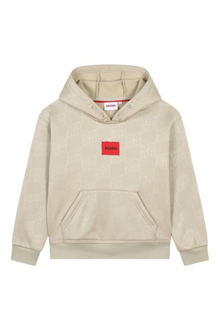 Sweat à capuche - Beige - Hugo