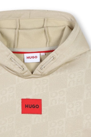 Sweat à capuche - Beige - Hugo