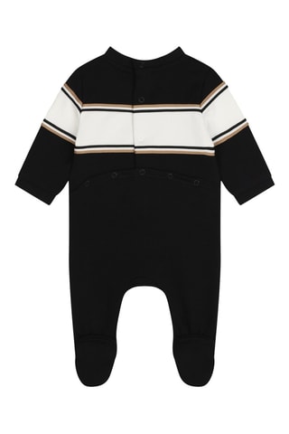 Dors-bien et bavoir en coton biologique - Noir - Boss