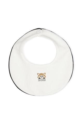 Dors-bien et bavoir en coton biologique - Noir - Boss