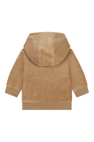 Sweat et jogging en velours et coton biologique - Marron - Boss