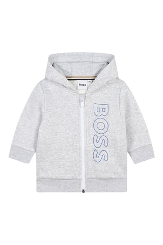 Sweat à capuche et jogging - Gris clair chiné - Boss