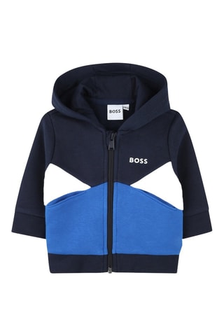 Sweat à capuche et jogging - Bleu - Boss