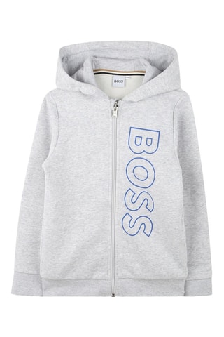 Sweat à capuche et jogging - Gris chiné - Boss