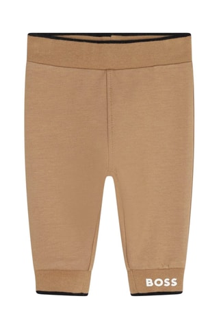 Ensemble 3 pièces en coton biologique - Marron et blanc - Boss