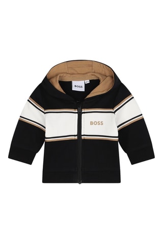 Sweat à capuche et Pantalon en coton biologique - Bleu marine - Boss