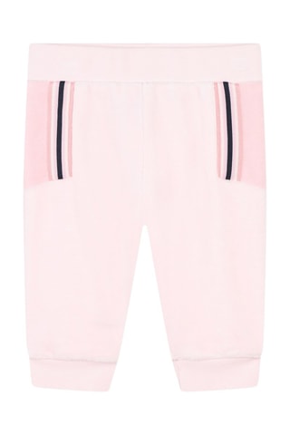 Sweat à capuche et jogging en coton biologique - Rose - Boss