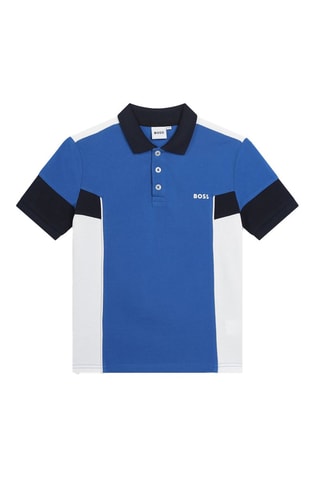 Polo et bermuda - Bleu - Boss