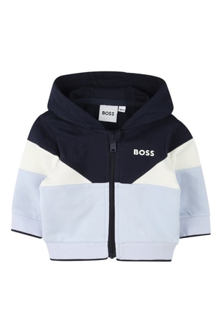 Ensemble 3 pièces en coton biologique - Bleu marine et bleu-gris - Boss