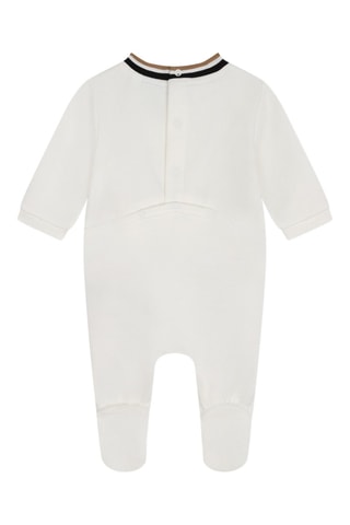 Dors-bien et bonnet en coton biologique - Blanc - Boss