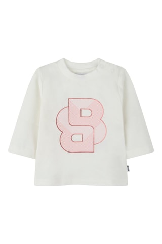 Ensemble 3 pièces en coton biologique - Bleu marine et rose - Boss