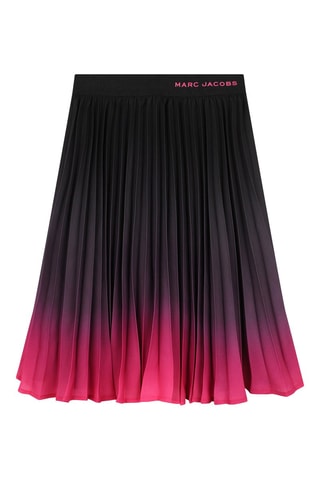 Jupe plissée tie and dye - Noir et rose - Marc Jacobs