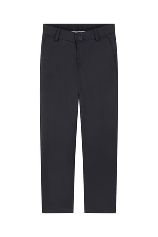 Pantalon de costume en laine - Bleu nuit - Boss