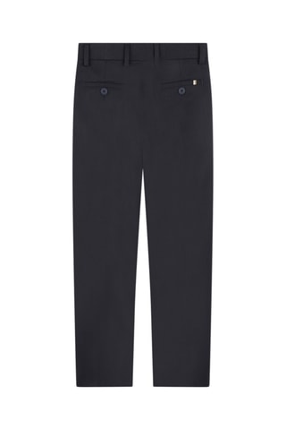 Pantalon de costume en laine - Bleu nuit - Boss