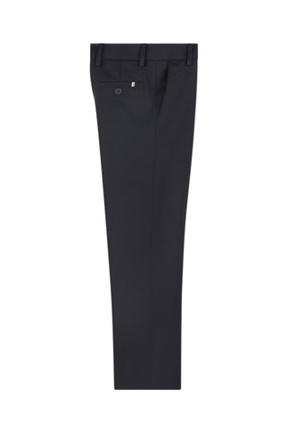 Pantalon de costume en laine - Bleu nuit - Boss