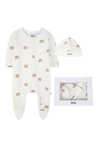 Grenouillère et bonnet - Blanc - Boss