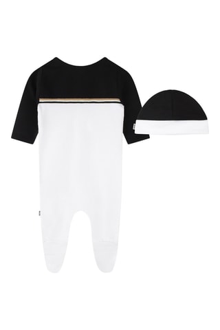 Grenouillère et bonnet - Noir et blanc - Boss